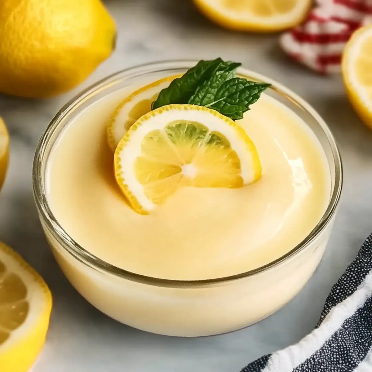 Bright and Silky Lemon Custard