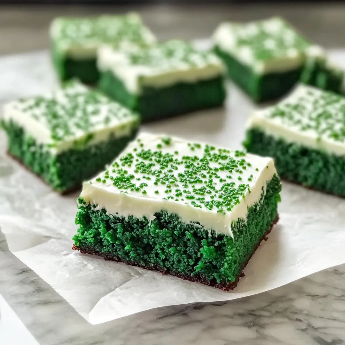Green Velvet Brownies