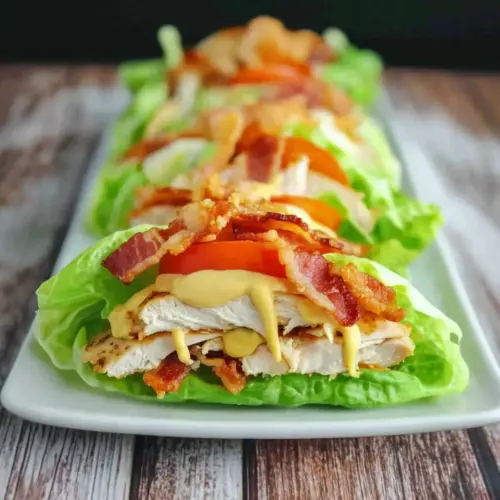 Low Carb Chicken Club Sandwich