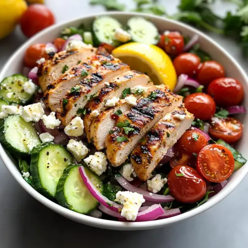 Low-Carb Greek Chicken Bowls