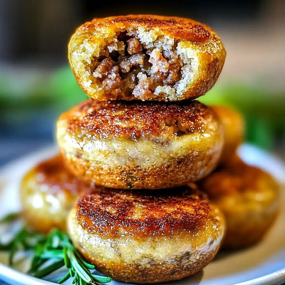sausage pancake muffins