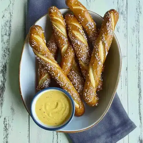 Soft Pretzel Sticks Recipe