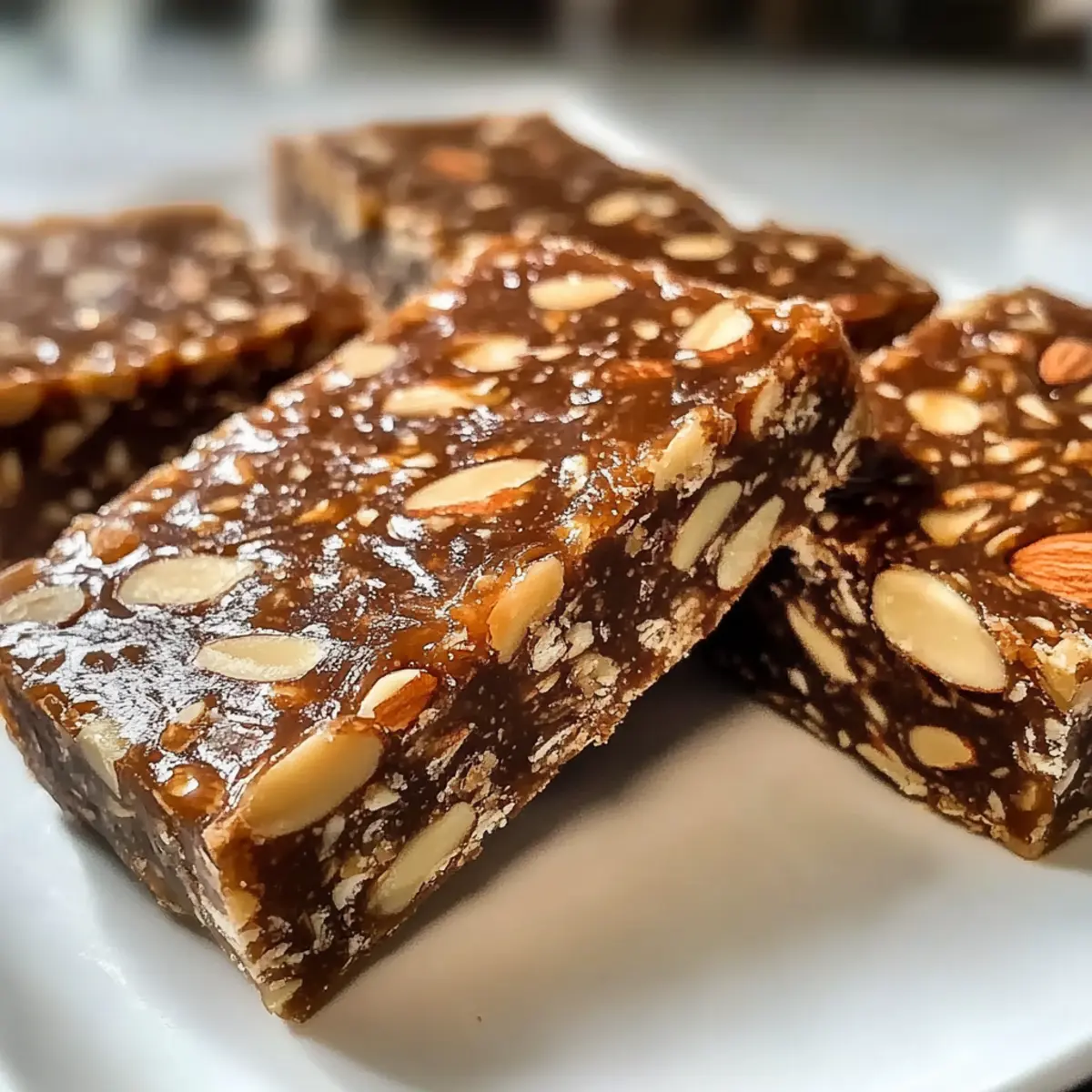 Almond-Date Protein Bars