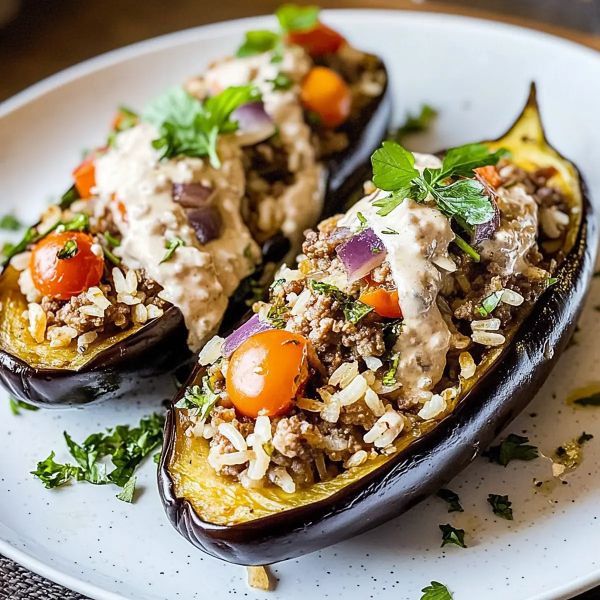 Stuffed Eggplant