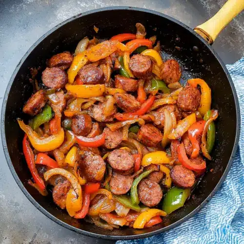 Cajun Sausage and Pepper Skillet