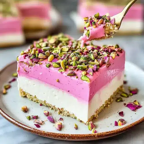 Pistachio Rose Milk Cake Recipe