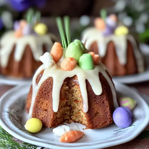 mini bundt carrot cakes