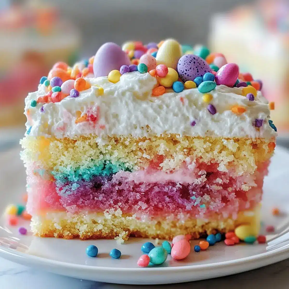 Easter Poke Cake
