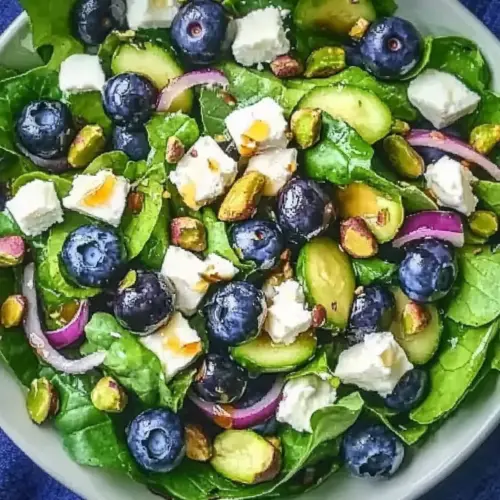 Blueberry Pistachio Spring Salad