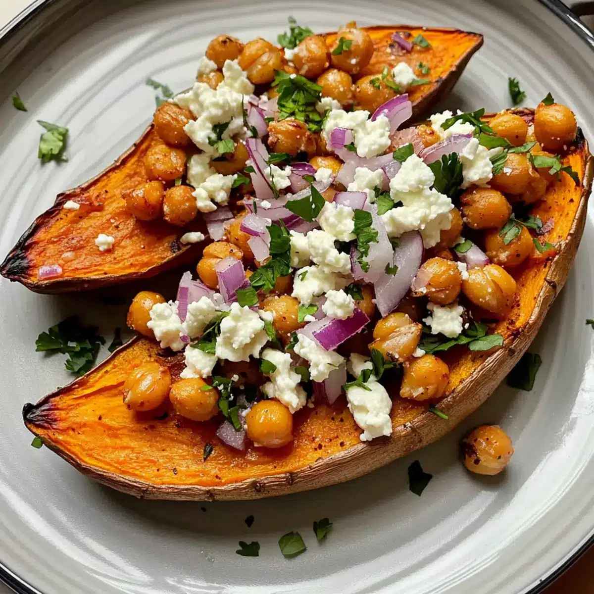Loaded Roasted Sweet Potato