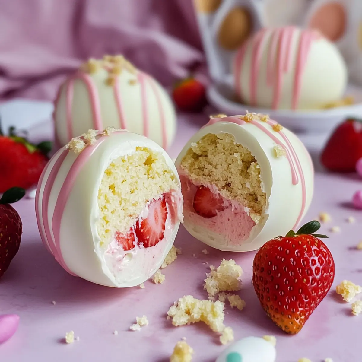 Strawberry Shortcake Easter Egg Bombs