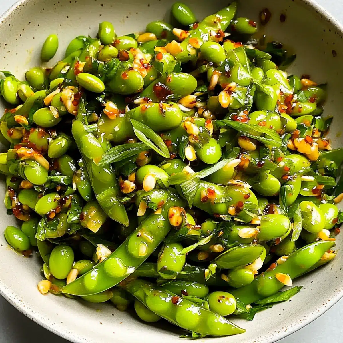 Chili Crisp Snap Pea Salad