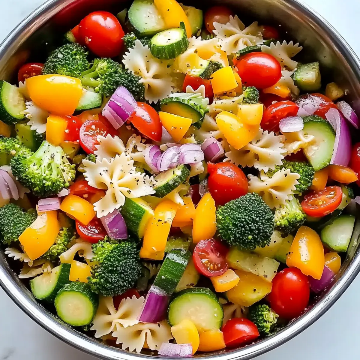 Healthy Veggie Pasta Salad