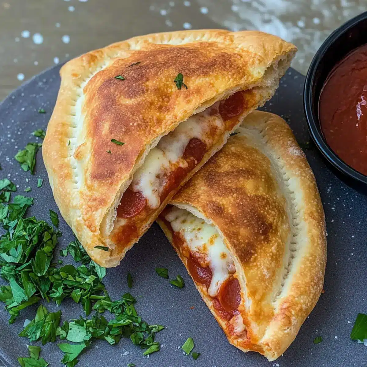 Air Fryer Calzones