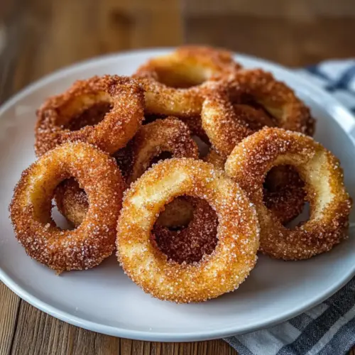 Air Fryer Cinnamon Apple Rings