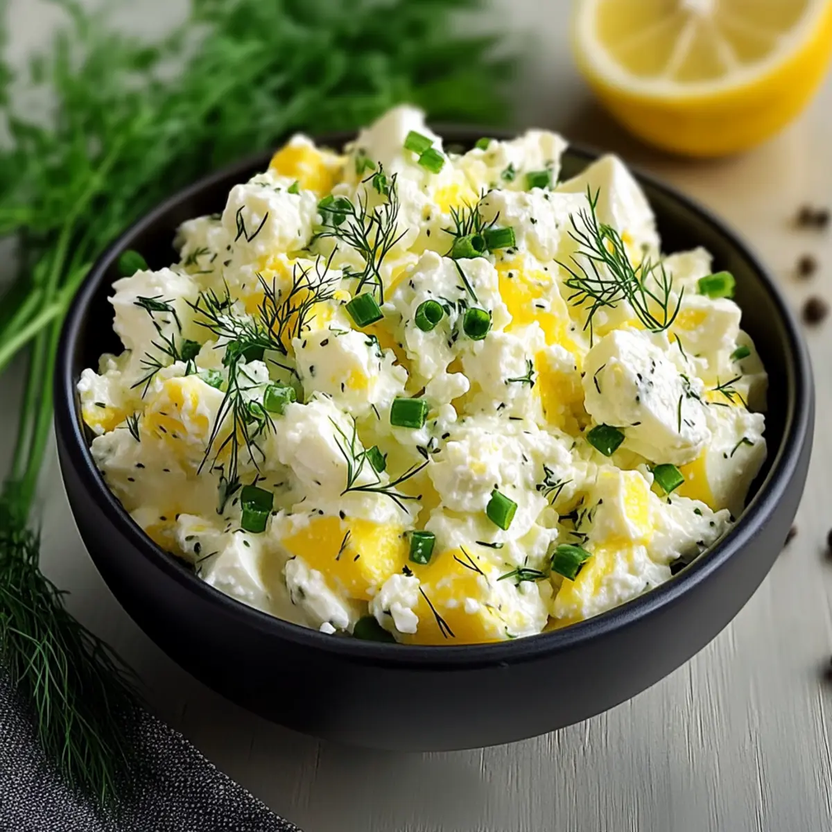 Cottage Cheese Egg Salad No Mayo