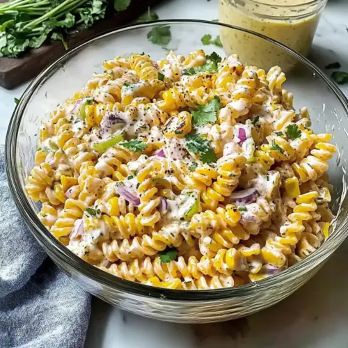 High Protein Elote Pasta Salad