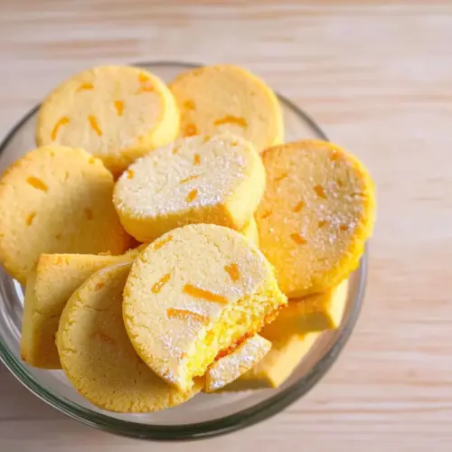 Orange Shortbread Cookies