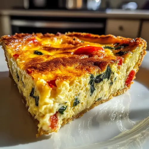 Cottage Cheese Crustless Quiche