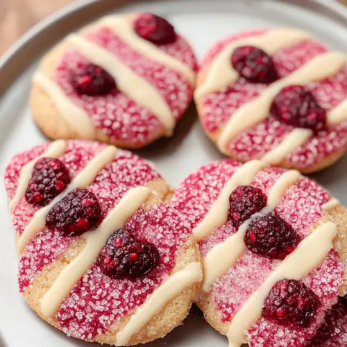 Raspberry Sugar Cookies