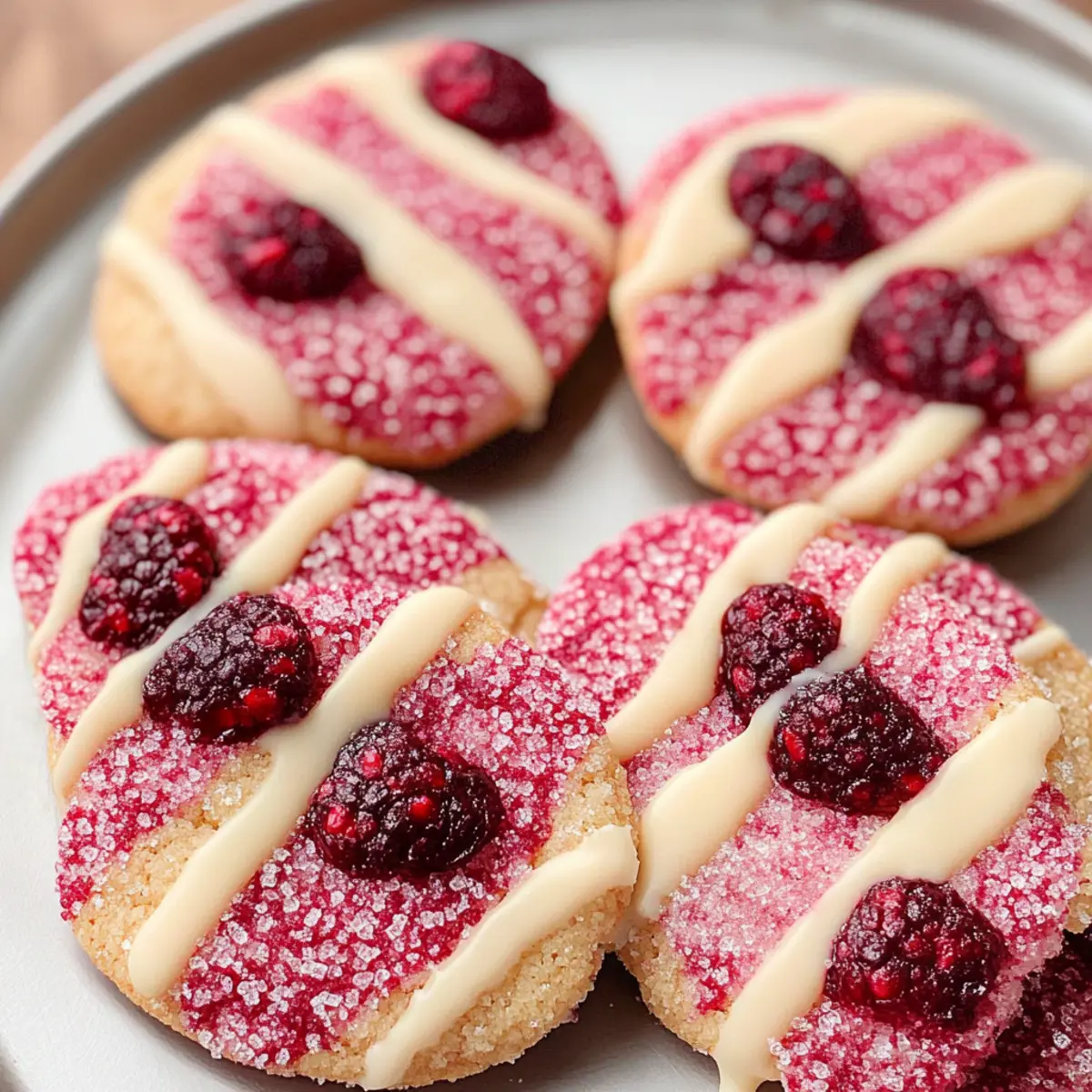 Raspberry Sugar Cookies