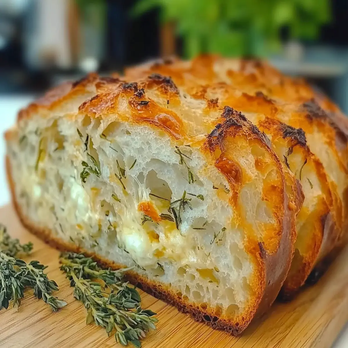 Italian Herbs and Cheese Bread