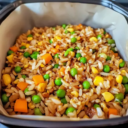 Air Fryer Fried Rice Recipe