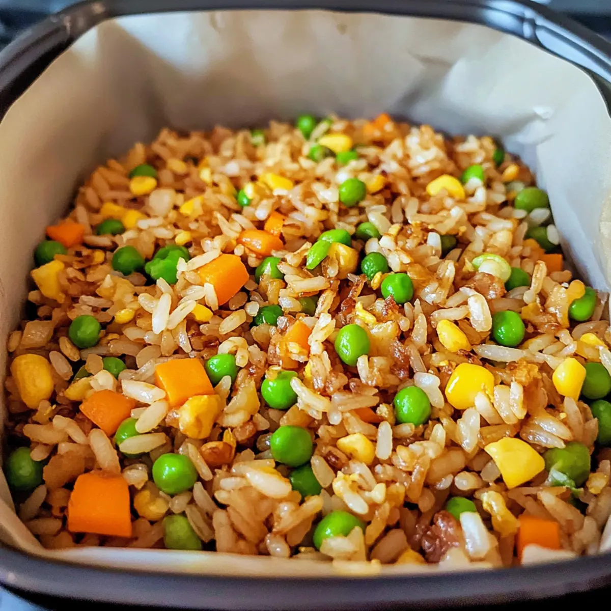 Air Fryer Fried Rice Recipe