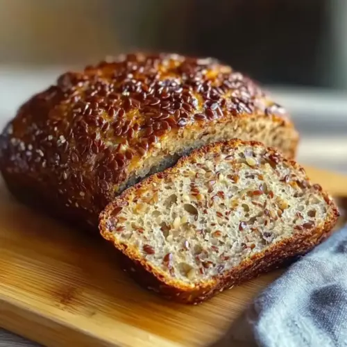 Healthy Flourless Flaxseed Bread
