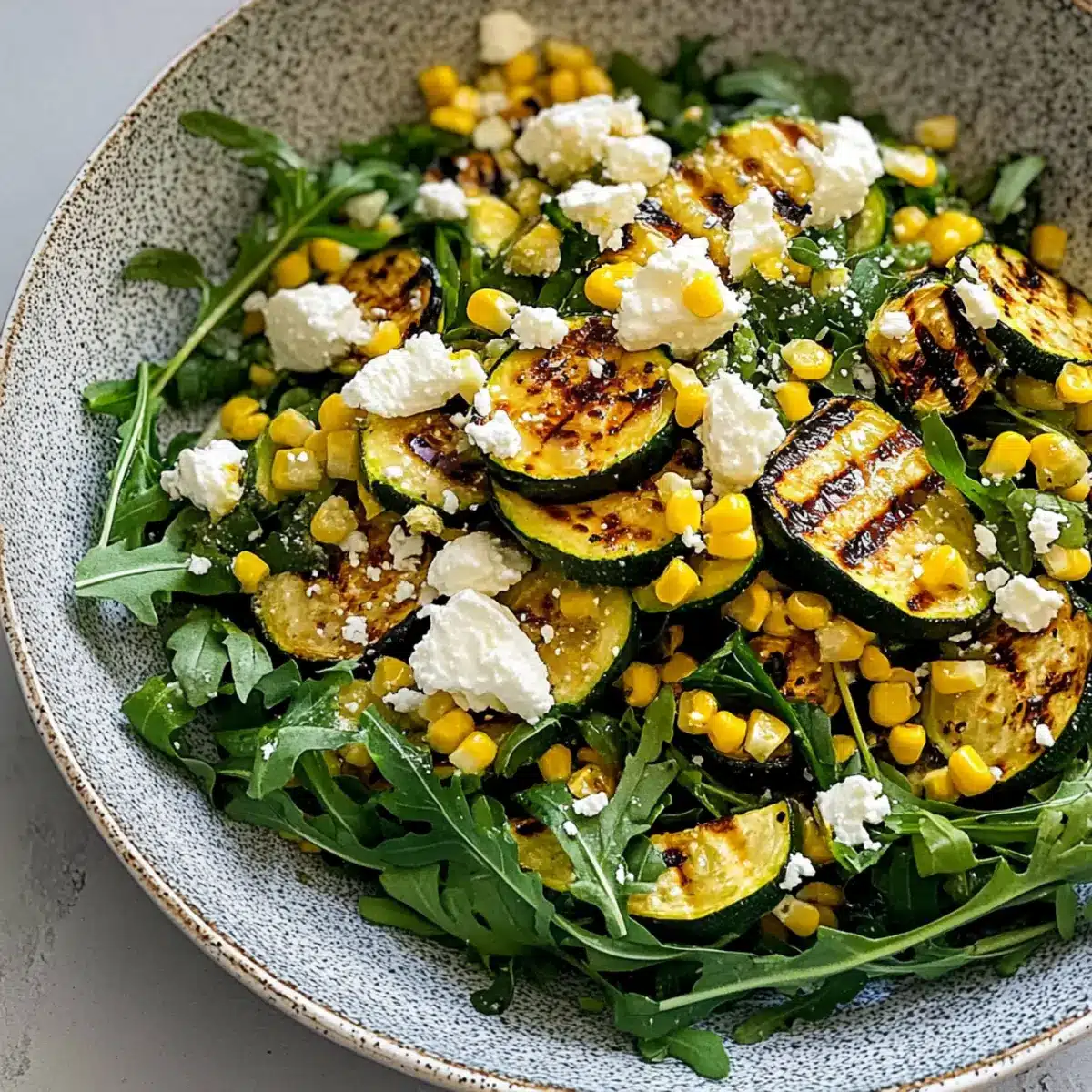 grilled corn zucchini salad