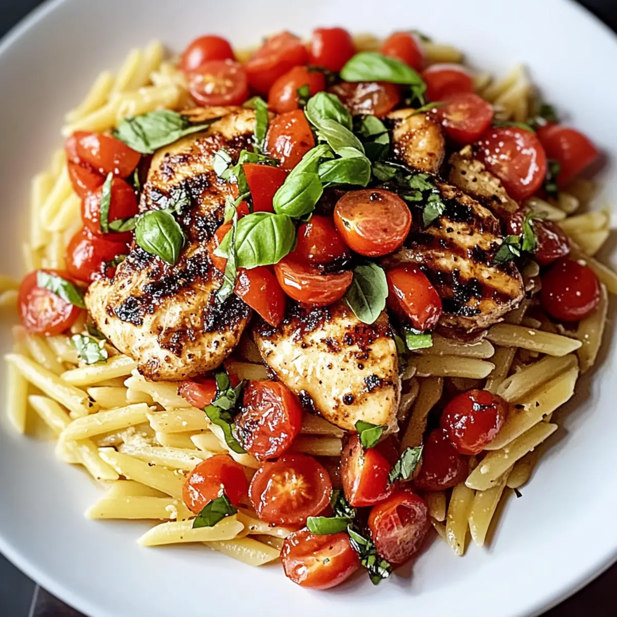 Bruschetta Chicken Pasta
