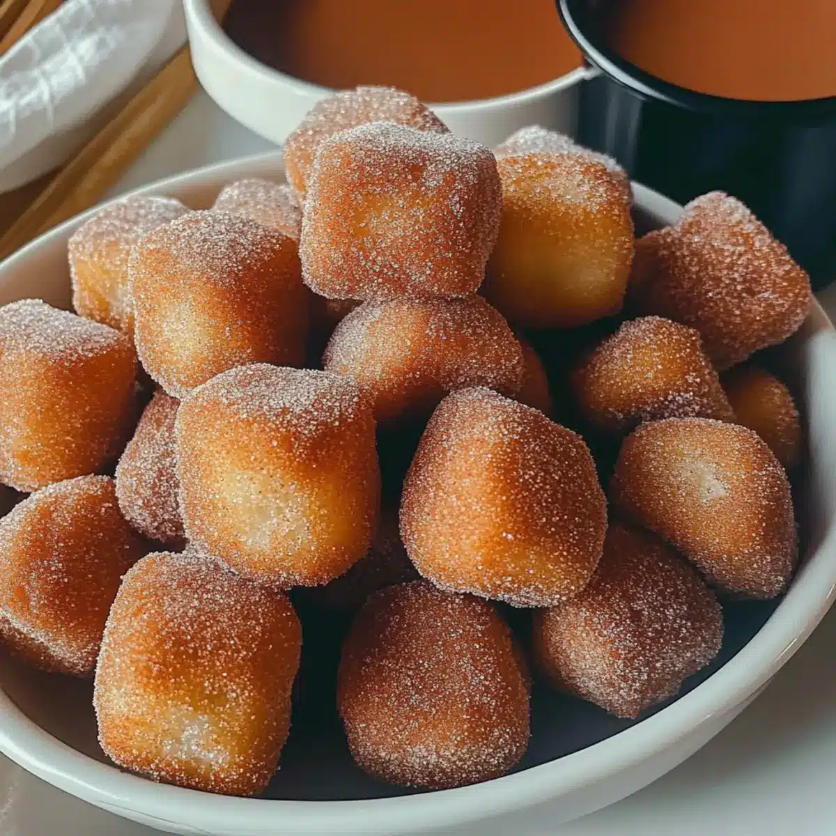 Sweet Air Fryer Churro Bites Recipe