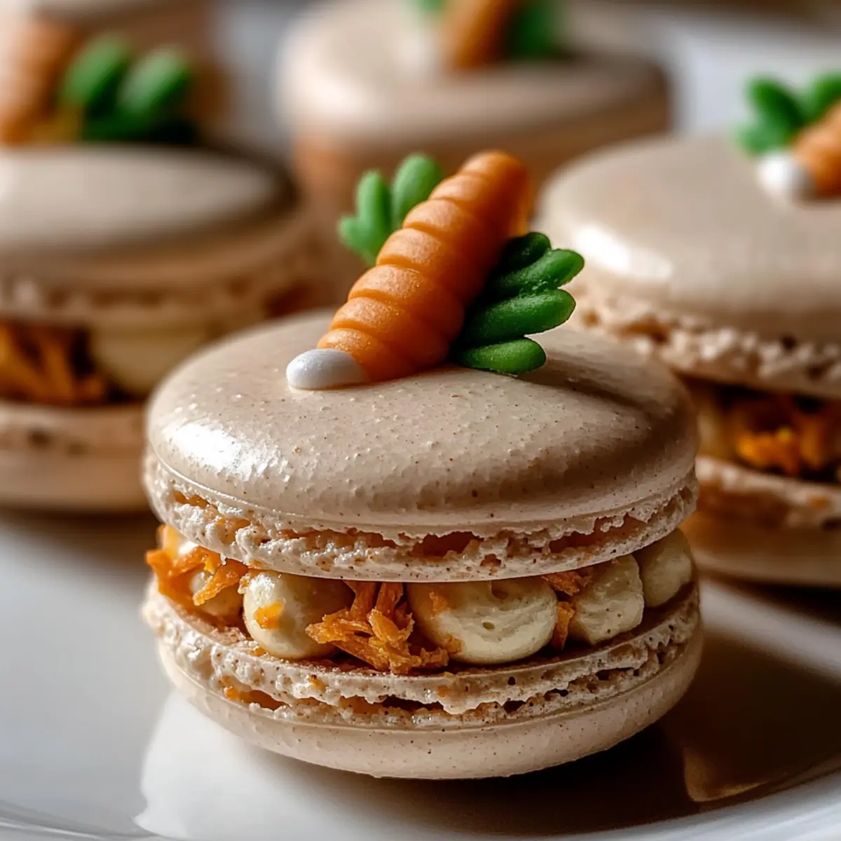 Carrot Cake Macarons