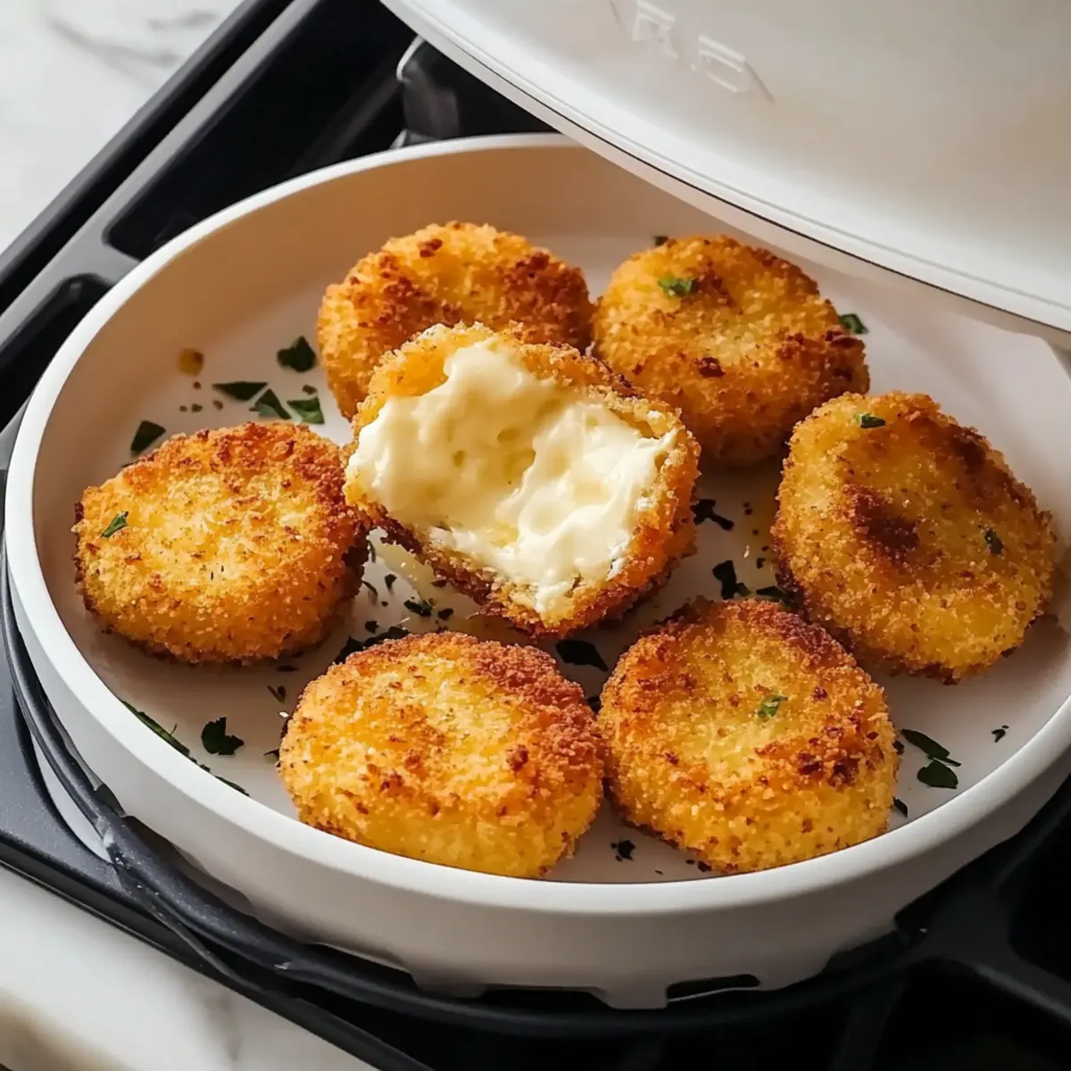 Air Fried Babybel Cheese