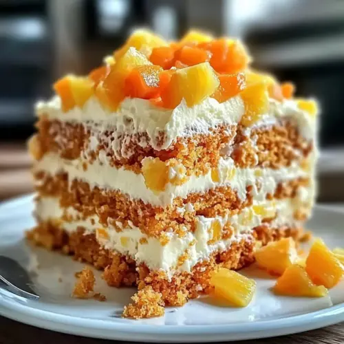Pineapple Carrot Cream Cake