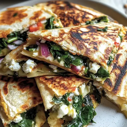 Mediterranean Quesadillas
