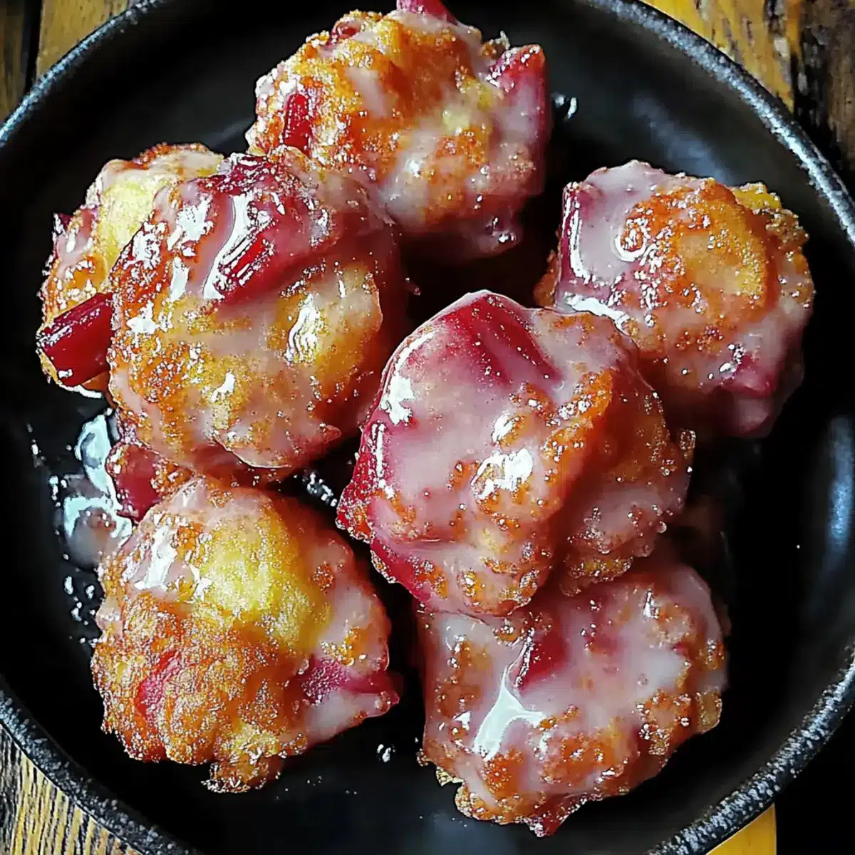Rhubarb Fritters