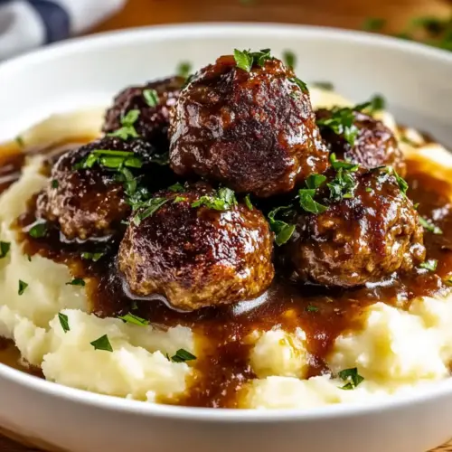 Salisbury Steak Meatballs