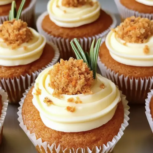 Moist Carrot Cake Cupcakes
