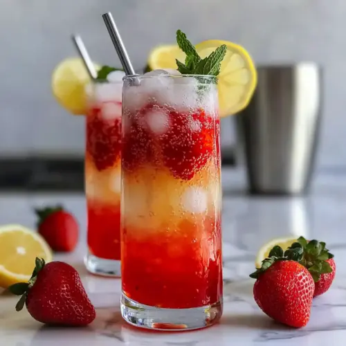 Strawberry Green Tea Lemonade