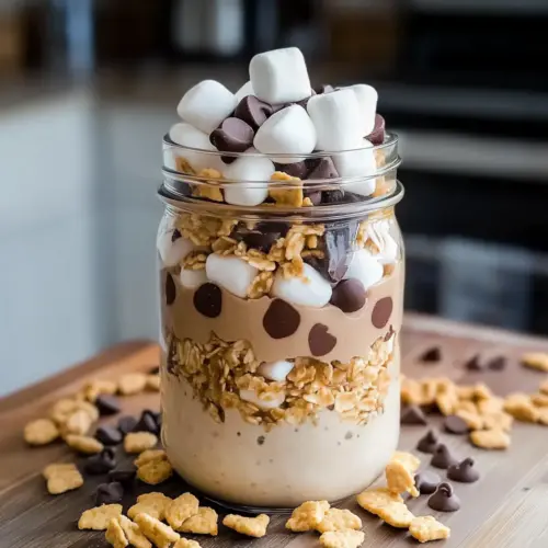 Decadent S’mores Overnight Oats