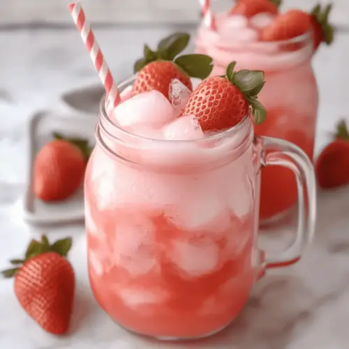 Coconut Strawberry Refresher