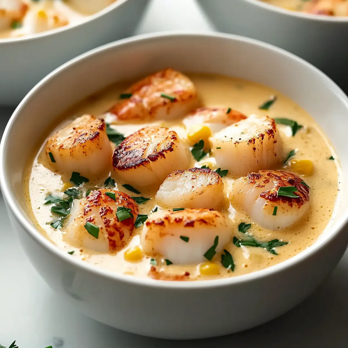 Creamy Lobster Scallop Chowder
