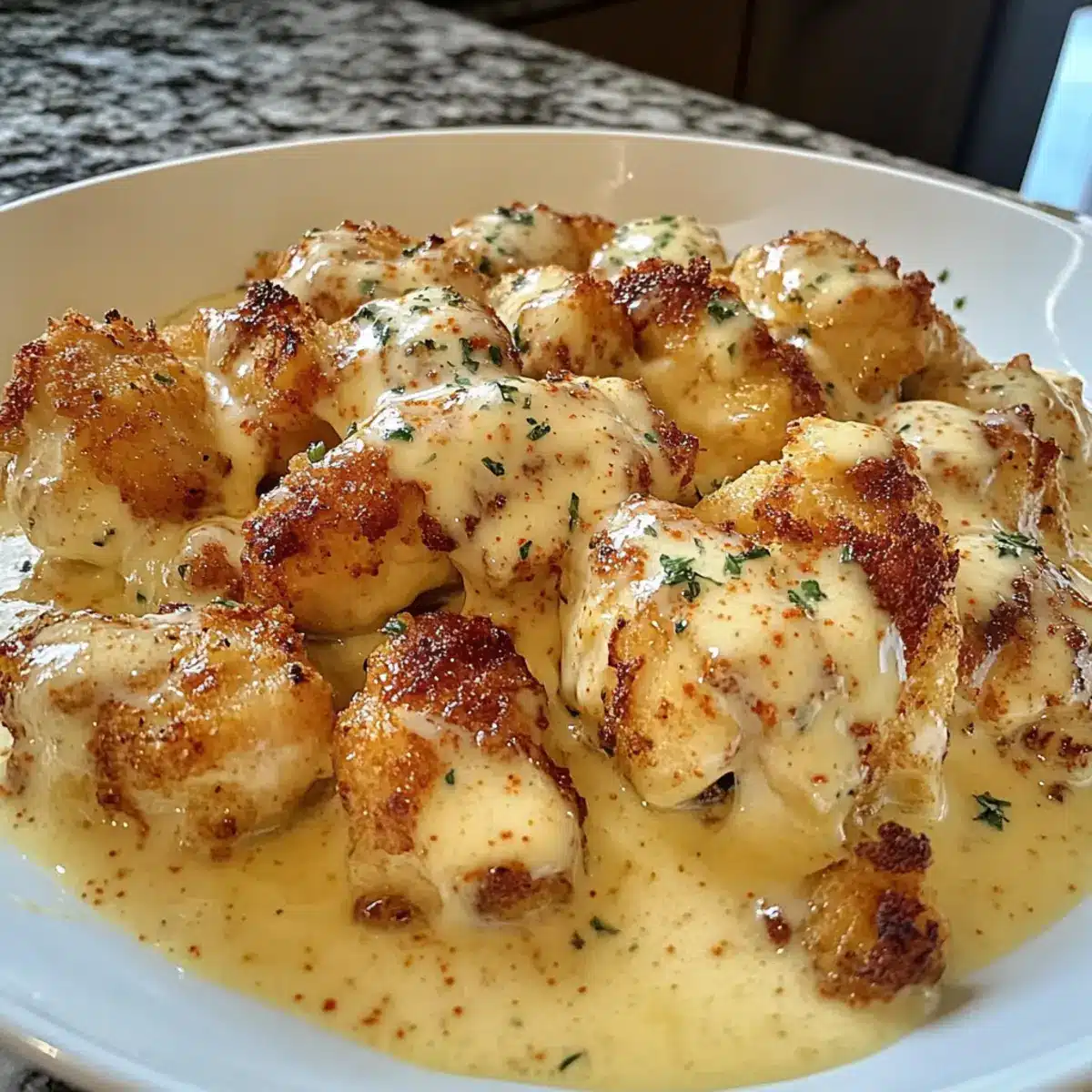 Cottage Cheese Parmesan Firecracker Chicken