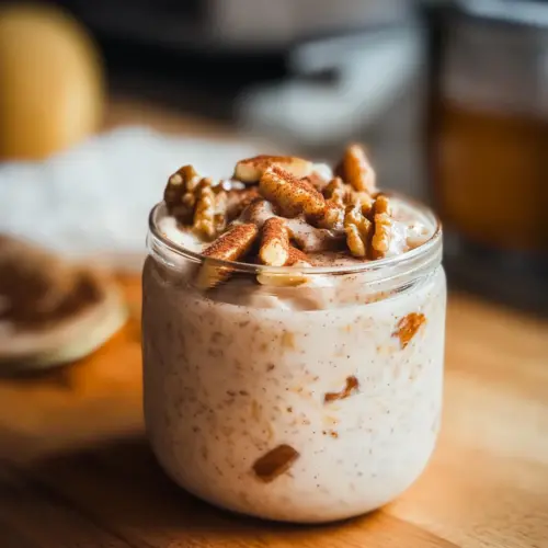 Cinnamon Roll Overnight Oats