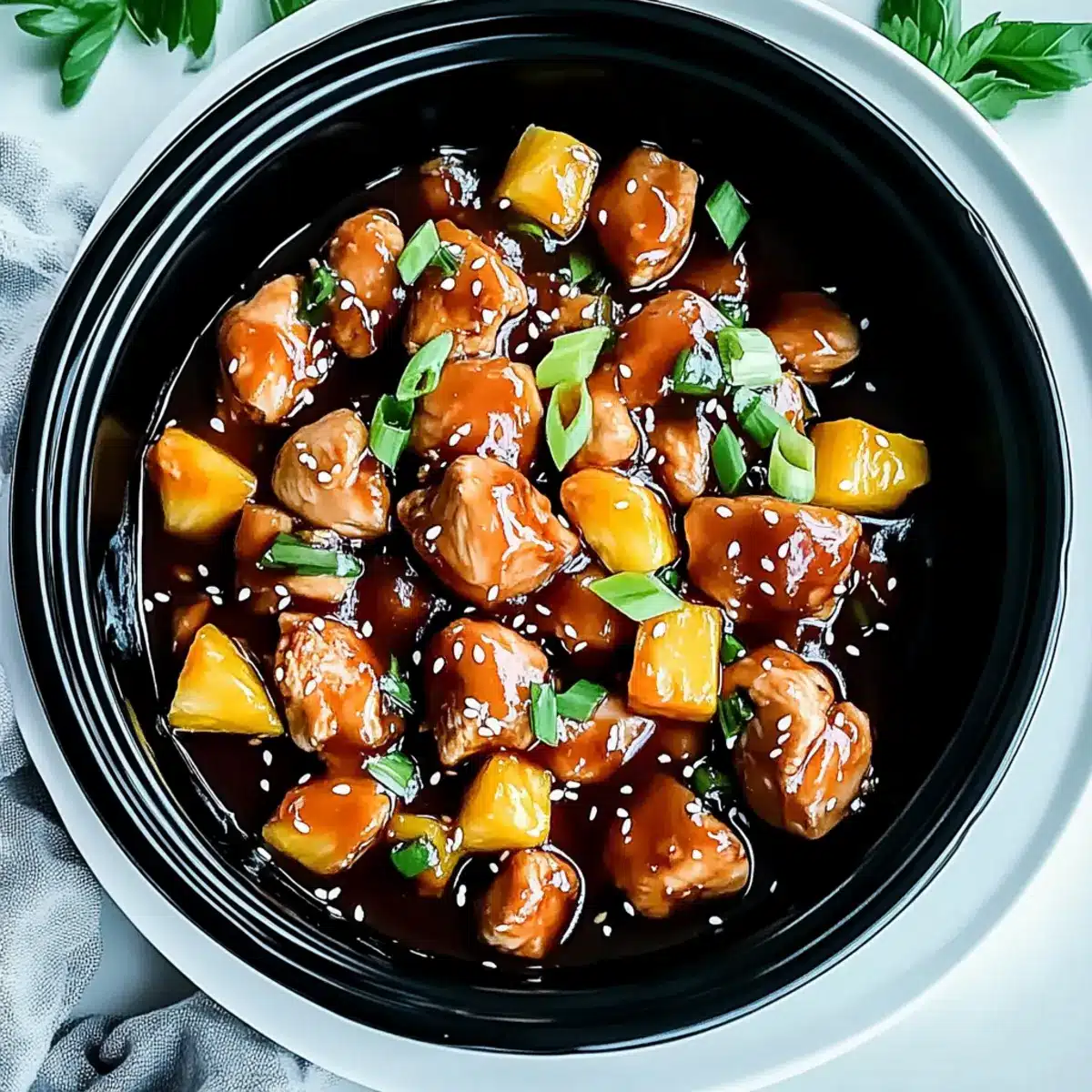 Sweet Hawaiian Crockpot Chicken