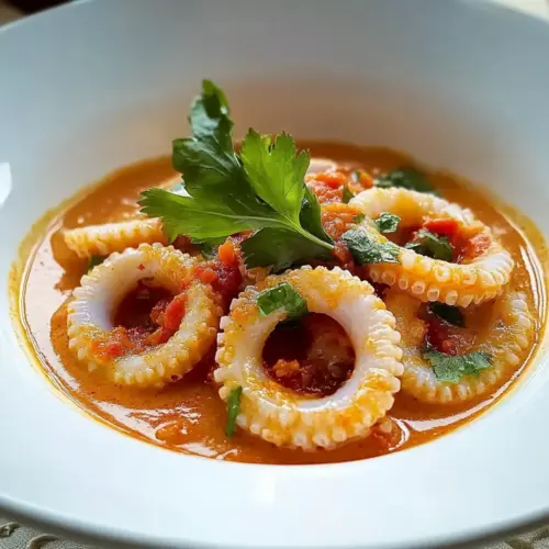 Delightful Squid Ring and Coconut Curry