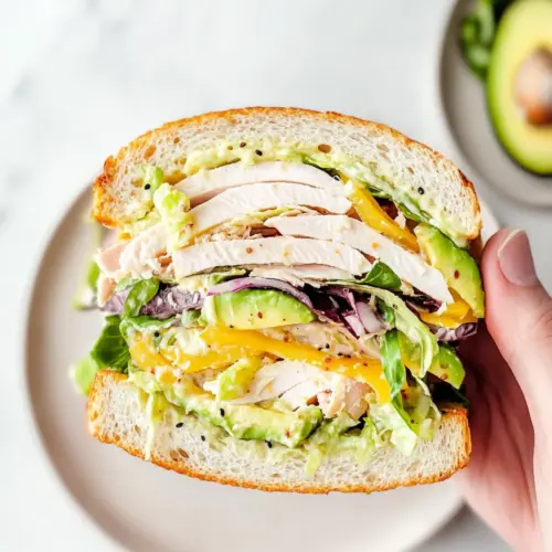 Turkey Avocado Grinder Sandwich