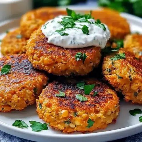 Mediterranean Lemon Chickpea Patties