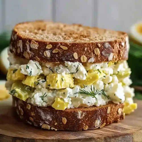 Cottage Cheese Egg Salad Sandwich